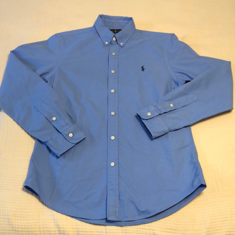 Ralph Lauren Men’s Medium Slim Fit Long Sleeve Button Up Shirt